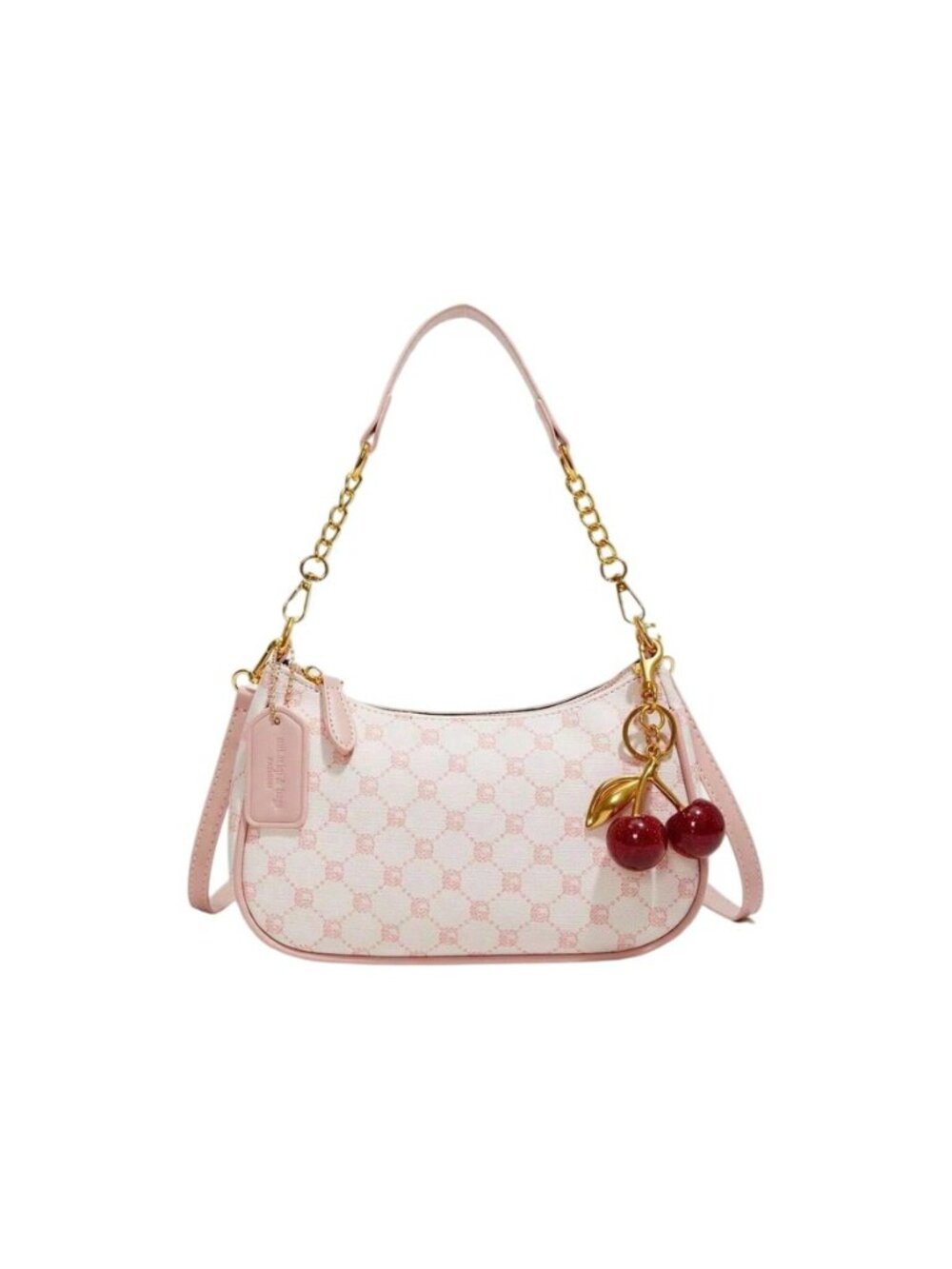 Women's PU Leather Gold Chain Hobo Shoulder Handbag